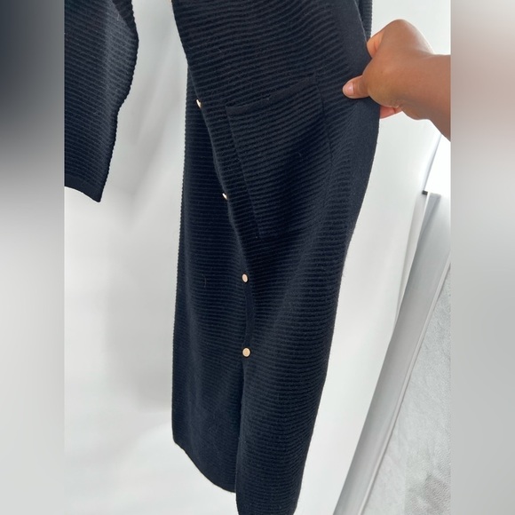 J.O.A Ribbed Button Side Cardigan sweater size M just one answer - Picture 9 of 15